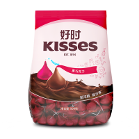 好时之吻 Kisses 特醇浓黑巧克力 休闲零食 婚庆 喜糖 500g 