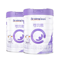 合生元（BIOSTIME）可贝思 幼儿配方奶粉 3段(12-36个月)  800克*2罐