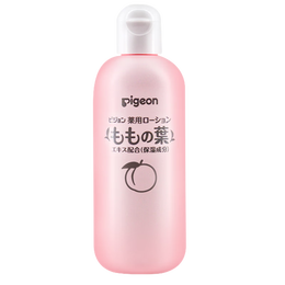Pigeon 貝親 桃子水桃葉嬰兒兒童液體爽身露保濕四季通用200ml*2日本原裝進(jìn)口