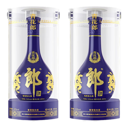 郎酒 青花郎 醬香型高度白酒 53度 500ml*2瓶（年份隨機）