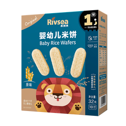 Rivsea 禾泱泱 嬰幼兒米餅 國產(chǎn)版 蔬菜味 32g