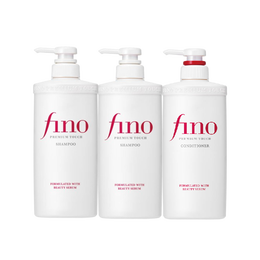 FINO芬浓透润美容液洗发水550ml*2护发素550ml修护强韧柔顺去屑