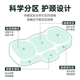 warmsleep 溫眠 人體工學護頸枕2.0pro 純棉淺灰標準款