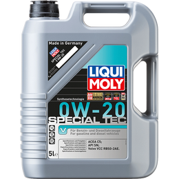 LIQUI MOLY 力魔 特技V 0W-20 C5級(jí) 全合成機(jī)油 沃爾沃專用 5L