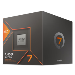 AMD銳龍7 8700G處理器 8核16線程 加速頻率至高5.1GHz 內(nèi)置NPU支持AI 含Radeon Graphics集顯 盒裝CPU