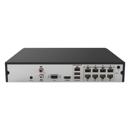 HIKVISION ?？低?DS-7808N-K1/8P 網(wǎng)絡(luò)監(jiān)控錄像機 8路 黑色