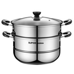 SUPOR 蘇泊爾 EZ28BS05 蒸鍋(28cm、2層、304不銹鋼)