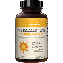 naturewise 2000lU 維生素D3 360粒