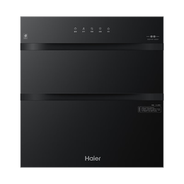 海尔（Haier）三层消毒柜家用嵌入式 消毒碗柜 奶瓶消毒烘干一体机 光波巴氏消毒新升级 母婴童锁 110L三门三抽 二星级 110L 三门三抽