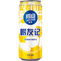 LAOSHAN BEER 嶗山啤酒 PLUS:嶗山啤酒嶗友記10度足球罐500ml*24聽