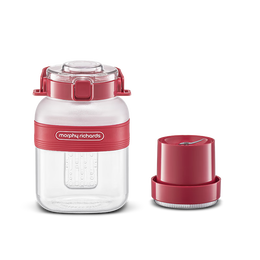 Morphy Richards 摩飛 電器（Morphyrichards）榨汁機(jī) 榨汁桶便攜榨汁杯無線充電果汁杯隨行杯1升容量戶外果茶冷泡桶迷你小胖噸MR9805 Nano版 紅