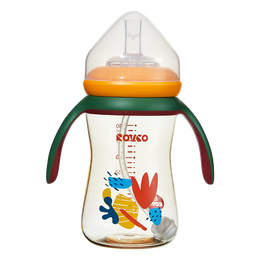 Rikang 日康 寶寶吸管奶瓶 帶手柄 240ml