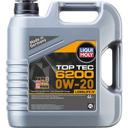 PLUS會(huì)員：LIQUI MOLY 力魔 頂技系列 6200 0W-20 C5 全合成機(jī)油 4L