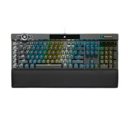 USCORSAIR 美商海盜船 K100 110鍵 有線機(jī)械鍵盤 黑色 海盜光軸 RGB