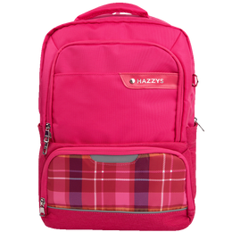 HAZZYS 哈吉斯 兒童反光學(xué)生書包 桃粉色 TU