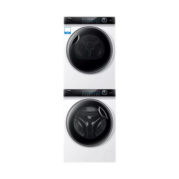 Haier 海爾 B12176WU1+F176WU1 熱泵式洗烘套裝 冰雪白
