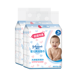 Johnson & Johnson 強(qiáng)生 嬰兒爽潔濕巾 80抽