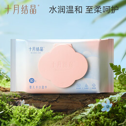 PLUS會(huì)員：TEN-MJOURNEY 十月結(jié)晶 嬰兒濕巾紙 80抽*12包