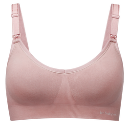 babycare 哺乳文胸孕婦內(nèi)衣胸罩聚攏前開扣懷孕期產(chǎn)后喂奶四季薄款 燕麥L碼