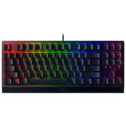 雷蛇（Razer）黑寡妇蜘蛛V3竞技版 机械键盘 87键 电脑游戏电竞 RGB背光 黄轴