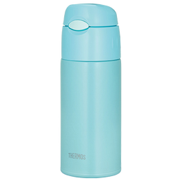 膳魔师(THERMOS)日本吸管杯儿童保温杯不锈钢水杯超轻便携杯子学生保冷杯400ml原装进口FHL-401P-G