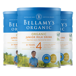BELLAMY'S 貝拉米 有機(jī)兒童配方奶粉4段 900g* 3罐