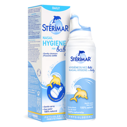 STERIMAR 舒德爾瑪 小海豚生理鹽水洗鼻水鼻腔護(hù)理鼻噴0-3歲嬰幼兒寶寶100ml