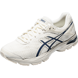 ASICS 亞瑟士 Gel-Flux 4 男子跑鞋 1011A614-102 米色/藏藍(lán) 42.5