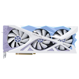 盈通（yeston）AMD RADEON RX 7800 XT 16G D6 櫻瞳花嫁 游戲電競(jìng)直播視頻剪輯顯卡