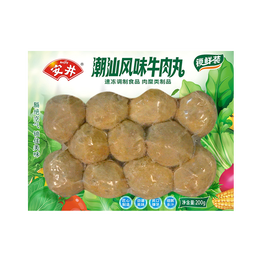 Anjoy 安井 潮汕牛肉丸 200g 1包 牛肉 牛筋含量≥65% 火鍋麻辣燙關(guān)東煮食材