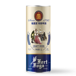 福嘉堡 小麥白啤酒精釀白啤 1L*6罐