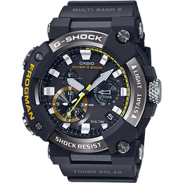 卡西欧（CASIO）【情人节礼物】G-SHOCK 电波蓝牙CASIO蛙人IOS运动腕表 送男友 GWF-A1000-1A