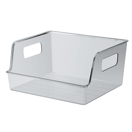 大容量加厚亚克力书架透明书立架ins风桌面书本立架书立收纳盒神器学生桌上宿舍置物架书托书桌创意放书 【可移动收纳盒】大号