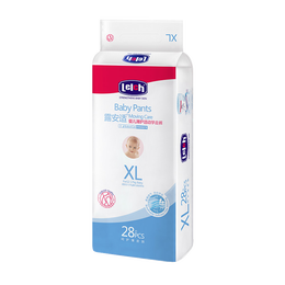 露安适（Lelch）微气候系列日用拉拉裤XL28片(12-17kg) 加大号婴儿拉拉裤 学走裤