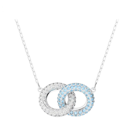 SWAROVSKI 施華洛世奇 Stone系列 女士時尚項鏈 藍色 5642883