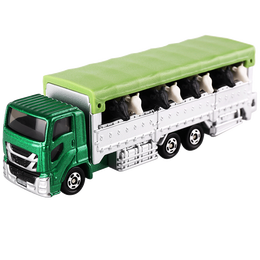 TAKARA TOMY 多美 加長款合金車模型 139號奶牛家畜運輸車