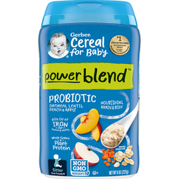 Gerber 嘉寶 米粉 美版 2段 燕麥蘋果蜜桃味 227g