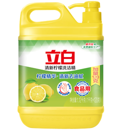 立白洗洁精柠檬香大桶按压瓶果蔬餐具净家庭装洁净去农残洗涤灵食品用 【加量装】柠檬精 1.12kg 1瓶