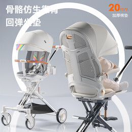 PLUS會員：playkids 普洛可 普洛克X6-4 嬰兒折疊高景觀推車 國潮版