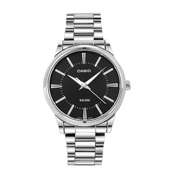 卡西欧（CASIO）手表男商务简约学生考试石英钢带日韩表MTP-1303D-1A