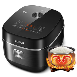 苏泊尔（SUPOR）球釜IH电饭煲电饭锅3L4L5L不粘内胆IH电磁加热柴火饭活芯浸泡杂粮饭快煮饭煮粥家用智能微压多功能 铜晶球釜 3L