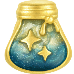 Chow Sang Sang 周生生 MINTYGREEN Charme系列 93532C 星光足金轉(zhuǎn)運(yùn)珠 0.9g