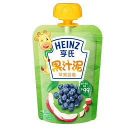 Heinz 亨氏 樂維滋系列 果泥 3段 蘋果藍(lán)莓味 120g