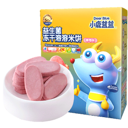 Deer Blue 小鹿藍(lán)藍(lán) 凍干溶溶米餅 草莓味 20g