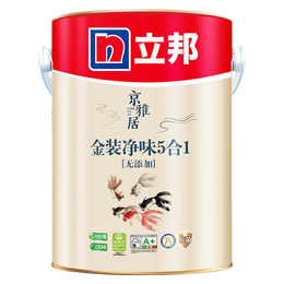 立邦 京雅居 金裝凈味5合1乳膠漆 5L 白漆款