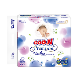 GOO.N 大王 天使自然之恩 紙尿褲 S72片(4-8kg) NB/M/L/XL尺碼可選