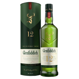 格兰菲迪（GLENFIDDICH）进口洋酒英国苏格兰斯佩赛区单一麦芽威士忌格兰菲迪 700ml 12年700ml