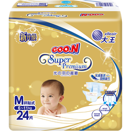 GOO.N 大王 光羽系列 寶寶紙尿褲 M24片