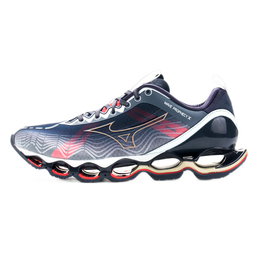 Mizuno 美津濃 Wave Prophecy X 男子跑鞋 J1GC210050 黑色/紅色 41