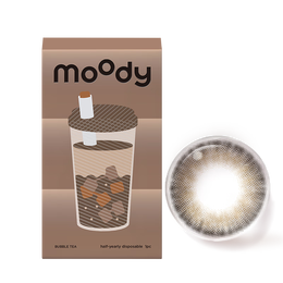 moody 奶茶系列 軟性親水接觸鏡 半年拋 1片裝